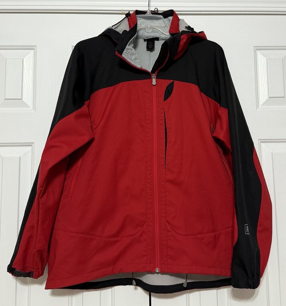 Y2K Patagonia Men's Ski/Snowboarding Jacket, Red & Black Size XL